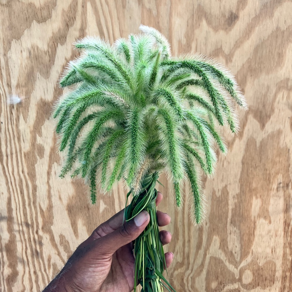 Green Faux Grass Bouquet